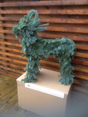 Julbockar i olika storlekar